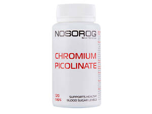 Пиколинат хрома Nosorog Nutrition Chromium Picolinate 120 капс