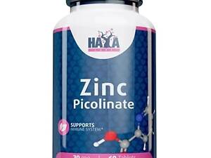 Пиколинат цинка Haya Labs Zinc Picolinate 30 мг 60 таб (1091-820 436)