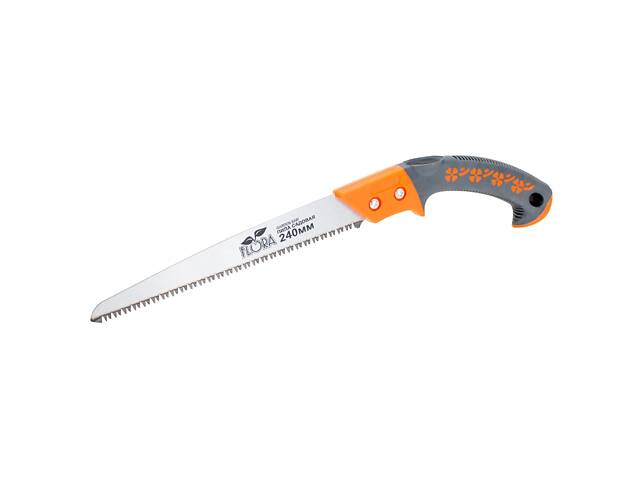 Садова пила пряма 240мм 7TPI з чохлом FLORA (5023314) - Фото 5