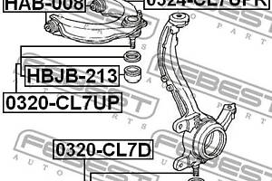 Пильовик кульової опори ACURA RL / HONDA CIVIC / ACURA LEGEND 1989-2012 г.