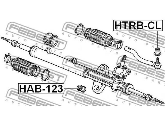 Пильовик рульового наконечника ACURA CL / HONDA BR-V 1992-2016 г.