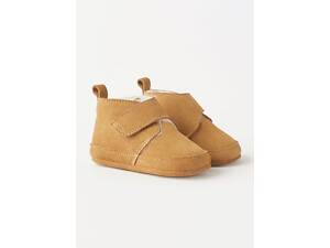Пинетки для девочки Zara 0-3 мес Коричневый (ZLK-8875-230-Brown)