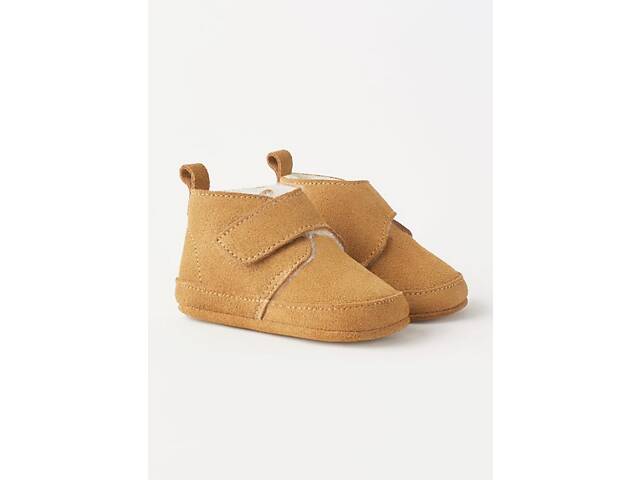 Пинетки для девочки Zara 0-3 мес Коричневый (ZLK-8875-230-Brown) Пинетки для девочки Zara 0-3 мес Коричневый (ZLK-8875-230-Brown)