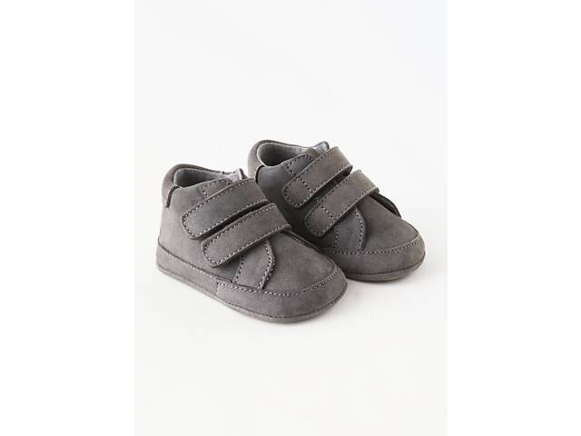 Пинетки для мальчика Zara 0-3 мес Темно-серый (ZLK-8877-230-Dark-grey) Пинетки для мальчика Zara 0-3 мес Темно-серый (ZLK-8877-230-Dark-grey)