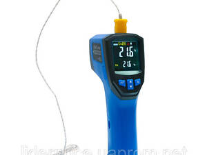 Пирометр Flus IR-833 (-50...+900) с цветным дисплеем и термопарой.