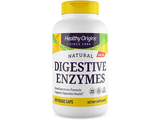 Пищеварительные ферменты, Digestive Enzymes, Healthy Origins, 180 капсул - Фото NaN Пищеварительные ферменты, Digestive Enzymes, Healthy Origins, 180 капсул - Фото NaN
