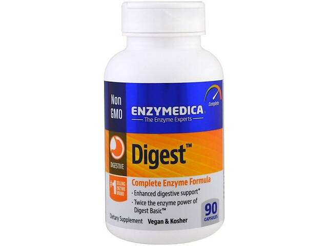 Пищеварительные ферменты Enzymedica Digest Complete Enzyme Formula 90 Caps ENZ98111