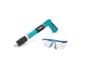 Пістолет будівельно-монтажний YT40291 для цвяхів діаметром 7,3мм(піроксилінових), захисні окуляри, валіза,