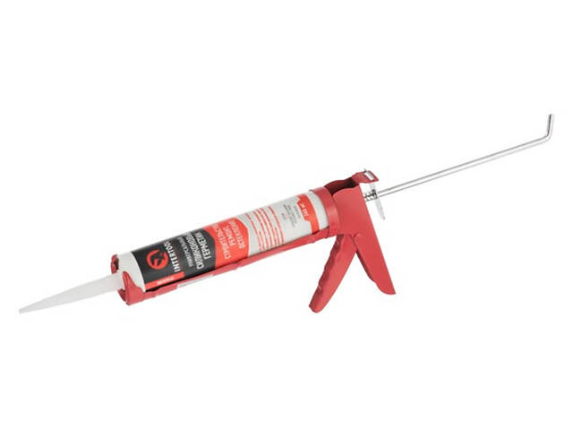 Пістолет для силікону Intertool суцільний 225 мм (HT-0021) - Фото 2