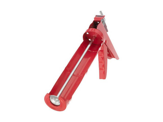 Пістолет для силікону Intertool суцільний 225 мм (HT-0021) - Фото 5