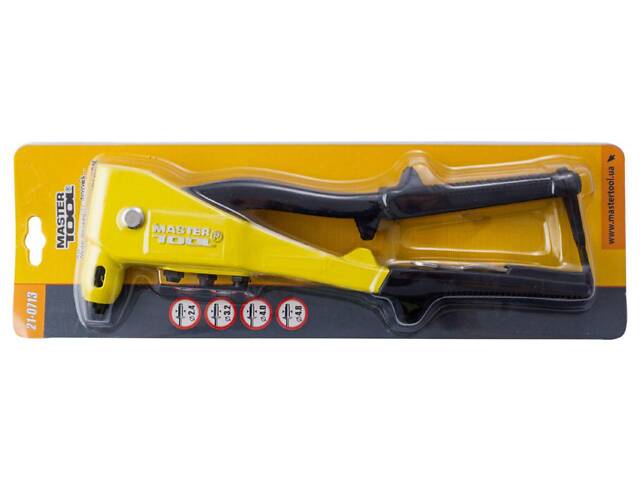 Пістолет для заклепок Mastertool 240 x ø2.4 x 3.2 x 4 x 4.8 мм (21-0713) - Фото 4