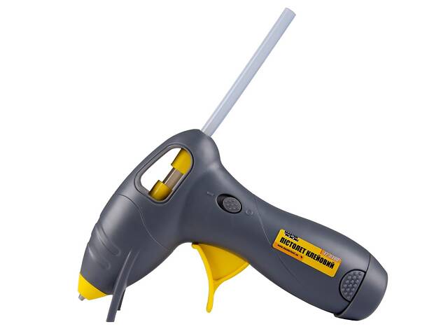 Пістолет клейовий на батарейках MASTERTOOL Ø 7.2 мм DC 6V 1.5х4 шт AA 42-0400 Пістолет клейовий на батарейках MASTERTOOL Ø 7.2 мм DC 6V 1.5х4 шт AA 42-0400