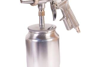 Пістолет піскоструминний MASTERTOOL Ø6 мм конус 320-420 л/хв 10 бар НБ 1000 мл 81-8708