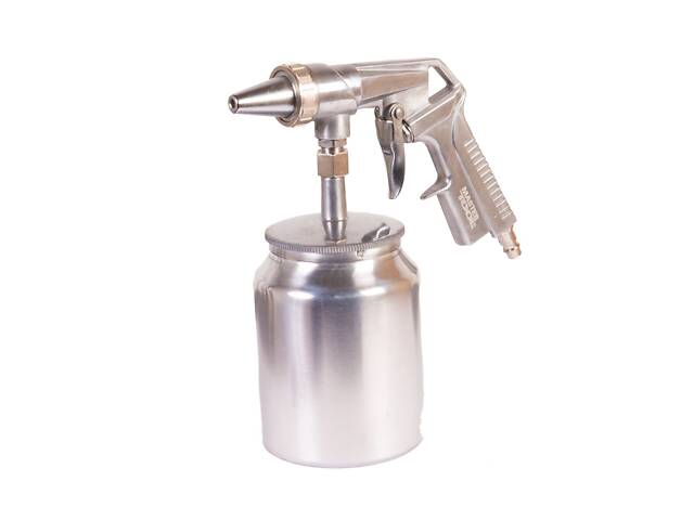 Пістолет піскоструминний MASTERTOOL Ø6 мм конус 320-420 л/хв 10 бар НБ 1000 мл 81-8708 - Фото 1