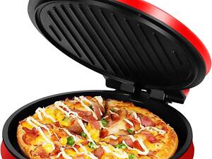 Пицца мейкер электрическая 1000 Вт с антипригарным покрытием и двойным нагревом Sokany SK-08013