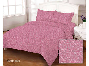 Півтораспальний комплект постільної білизни ' Яскраво рожеві бульбашки'
