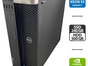 ПК Dell Precision T3600 Tower/ Xeon E5-2690/ 64GB RAM/ 240GB SSD/ Quadro 2000D 1GB
