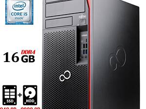 Комп'ютер Fujitsu Esprimo P757 E90+ Tower/ i5-6500/ 16GB RAM/ 240GB SSD/ HD 530