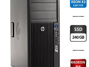 Робоча станція HP Z210 Workstation Tower/ Xeon E3-1230/ 8GB RAM/ 240GB SSD/ Radeon R5 240 1GB