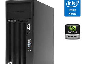 Комп'ютер HP Z230 Tower/ Xeon E3-1240 v3/ 16GB RAM/ 128GB SSD/ Quadro K600 1GB