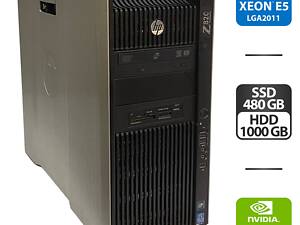 ПК HP Z820 Workstation Tower/ Xeon E5-2620/ 32GB RAM/ 480GB SSD/ Quadro 4000 2GB