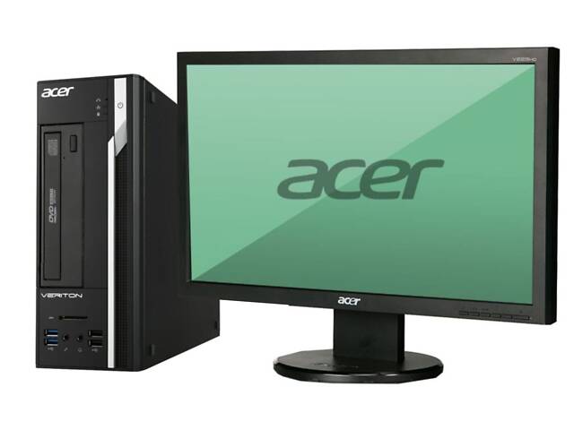 ПК+Монитор Acer Veriton X2632G SFF/ ore i3-4160/ 8GB RAM/ 500GB HDD/ HD 4600