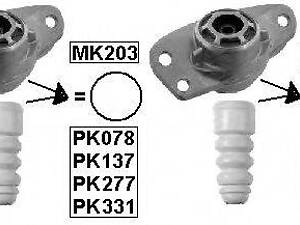 PK277 Monroe Захисний комплект амортизатора Audi A3, rear MONROE PK277 на AUDI A3 кабрио (8P7)