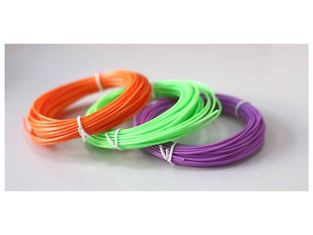 Pla пластик для 3D ручек пластиковая нить MCH 100 метров 10 мотков по 10 метров цветовые стержни для 3D pen - Фото 5