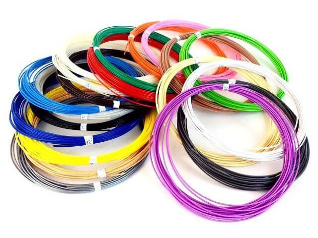 PLA Пластик для 3D ручок (20 кольорів по 10 метрів) - Фото 2