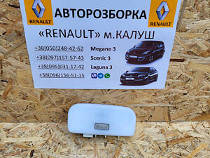 Плафон підсвітка салону задній Renault Megane 3 Scenic 3 09-15р. (Рено Меган Сценік ІІІ)