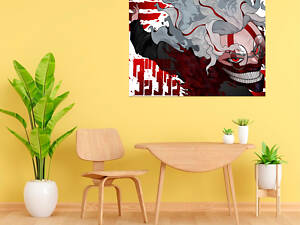 Плакат-постер Кавун с принтом аниме-манги Dandadan Okarun турбо А1 Разноцветный (ПЛ001004А1)