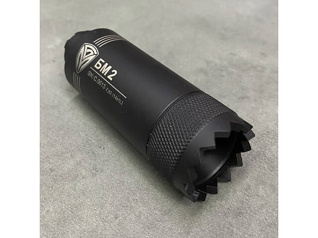 Пламегаситель БМ2 7.62, резьба – 14×1L, пламегаситель АК, АКМС - Фото 2