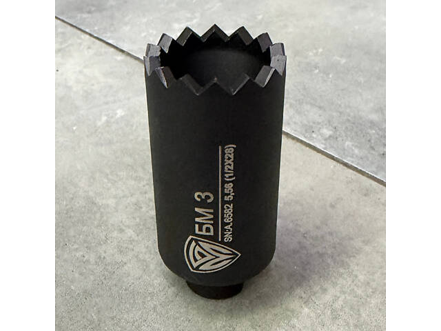 Полум'ягасник БМ3 5.56 / .223, різьба – 1/2'×28, полум'ягасник AR-15 - Фото 6