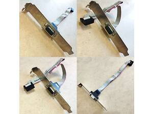 Планка COM-port DB9 полнопрофильная 25см в отличном состоянии.