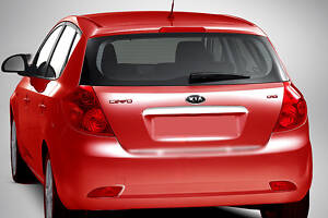 Планка над номером (HB, нерж) для Kia Ceed 2007-2012р.