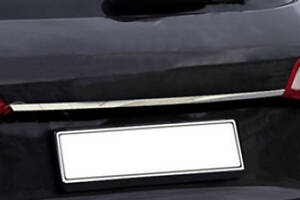 Планка над номером (нерж.) OmsaLine - Итальянская нержавейка для Ford Fiesta 2017-2024 гг