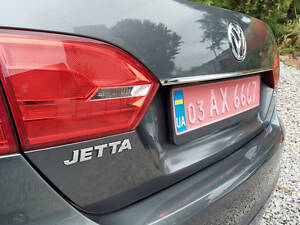 Планка над номером OmsaLine (нерж) Хром для Volkswagen Jetta 2011-2018 гг