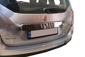 Планка над номером Цельная (нерж.) для Renault Duster 2008-2017 гг