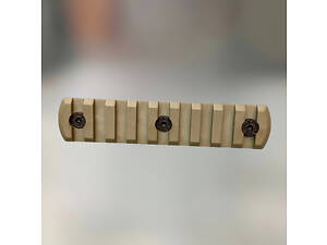 Планка Picatinny для крепления на M-LOK, Койот, DLG TACTICAL (DLG-112-beige) 9 Slots, планка Пикатинни для