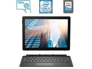 Планшет Dell Latitude 5290 2-in-1 / 12.3' (1920x1080) IPS Touch / Intel Core i5-8350U (4 (8) ядра по 1.7 - 3.6 GHz) / 8 GB DDR3 / 256 GB SSD / UHD Graphics 620 / WebCam / USB 3.1 б/в