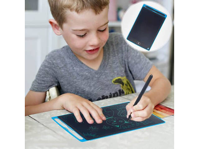 Планшет для малювання LCD Writing Tablet 12 дюймів Blue (HbP050401) - Фото 2