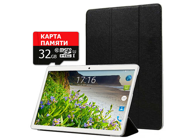 Планшет - телефон Hoozo X1001 Full HD 32Gb LTE Silver + Чехол-книжка + Карта памяти 32GB - Фото 2