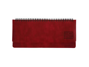 Планінг настільний датований 2026 Leo Planner Persona 252656 30х14 см 128 листів бордовий