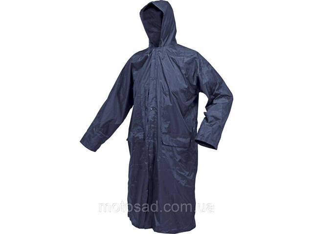 Плащ з капюшоном водонепроникний VOREL, XXL, гранатовий колір, з вентиляційними отворами PVC [20] - Фото 1