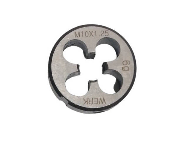 Плашка Werk M10x1.25, 30x11 мм, 1 шт. (122721) - Фото 2