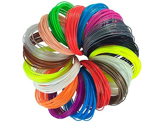 Пластик PLA для 3D Pen WM001 20 цветов по 10 м (tdd025-hbr) - Фото 2