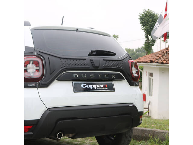Пластиковая накладка на крышку багажника (3 детали) для Dacia Duster 2018-2024 гг - Фото 5