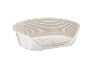 Пластиковый лежак для собак и кошек Ferplast Siesta Deluxe (Ферпласт Сиеста Делюкс) 93.5 х 68 х h 28.5 см - 10, Белый
