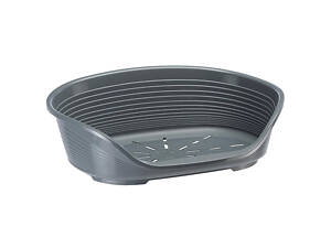 Пластиковий лежак для собак і кошек Ferplast Siesta Deluxe (Ферпласт Сієста Делюкс) 82 х 59.5 х h 25 см - 8, Сірий