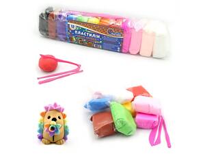 Пластилин супер легкий 12 цветов по 17 грамм Josef Otten 34SL7717-12 детское творчество лепки ( видео в описании)